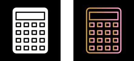 diseño de icono de calculadora vector