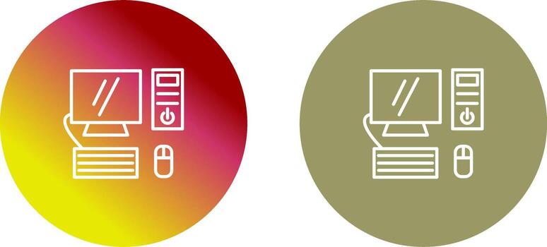 diseño de icono de computadora vector