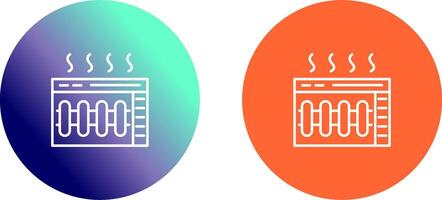 Heater Icon Design vector