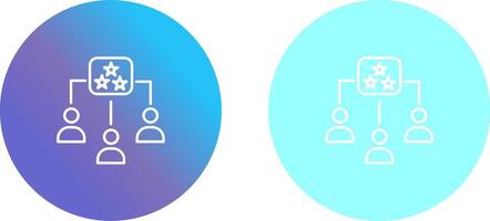 Reputation Management Icon Design vector