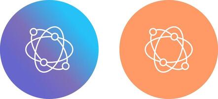 Atomic Structure Icon Design vector