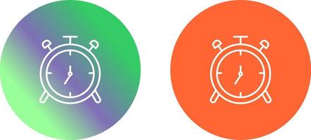 diseño de icono de reloj de alarma vector