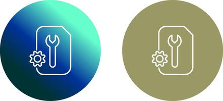 Configuration Icon Design vector