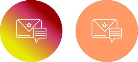 Message Icon Design vector