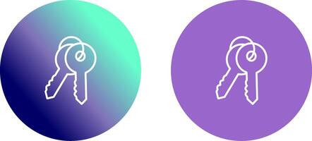 Keys Icon Design vector