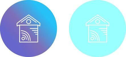 House Wifi Icon Design vector