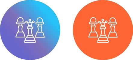 Chess Icon Design vector