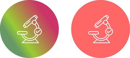 Microscope Icon Design vector