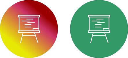 Whiteboard Icon Design vector