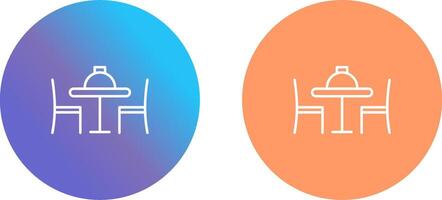 Dinner Table II Icon Design vector