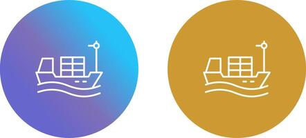 Cargo Ship I Icon Design vector