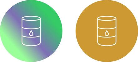 Oil Barrel Icon Design vector