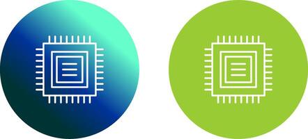 CPU Icon Design vector