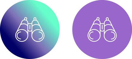 Binocular Icon Design vector