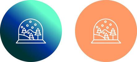 Snow Globe Icon Design vector