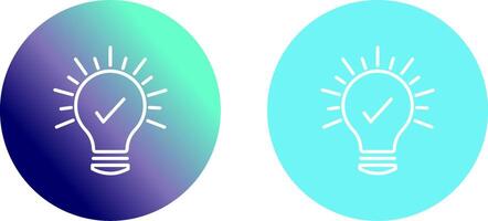 Bulb Icon Design vector