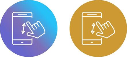 Swipe Icon Design vector