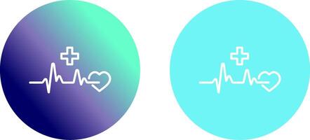 Heart Attack Icon Design vector