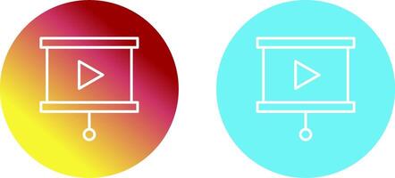 Slideshow Icon Design vector