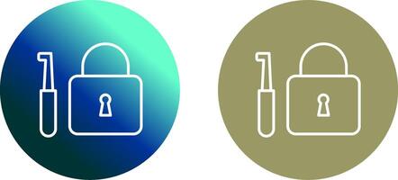 Lockpick Icon Design vector