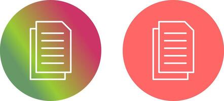 Document Icon Design vector