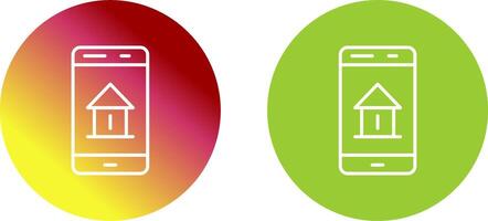 Online Banking Icon Design vector
