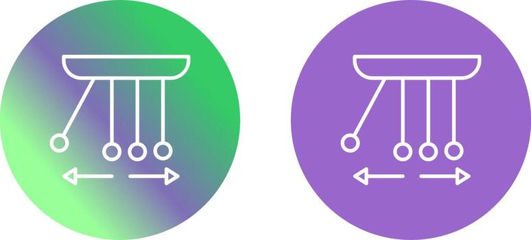 diseño de icono de péndulo vector