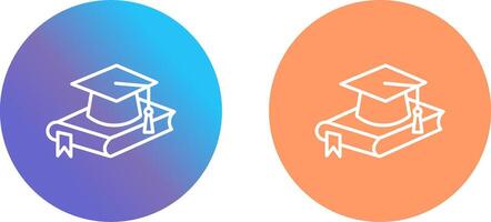 Graduation Hat Icon Design vector