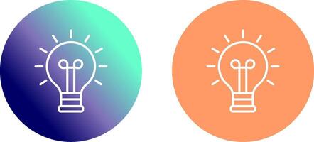 Light Bulb Icon Design vector