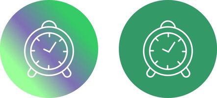 Alarm Clock Icon Design vector