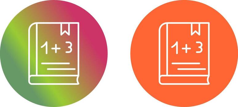 Math Icon Design vector