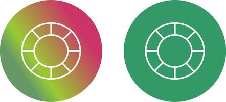 Life Preserver Icon Design vector