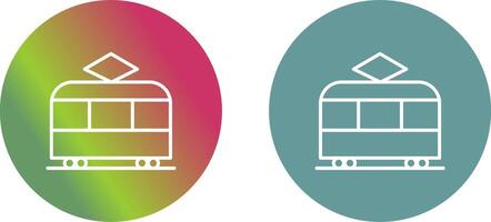 Tram Icon Design vector