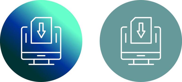 abajo icono diseño vector