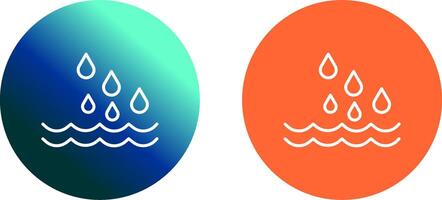 Water Drop Icon Design vector