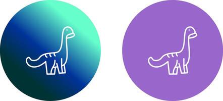 Dinosaur Icon Design vector