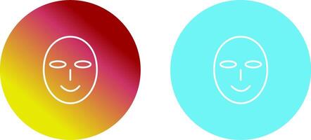 Ancient Face Mask Icon Design vector