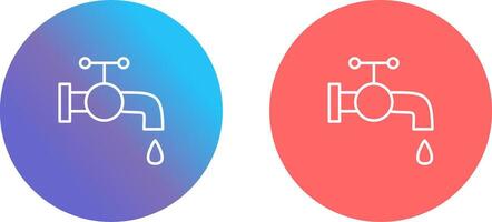 Water Tap Icon Design vector