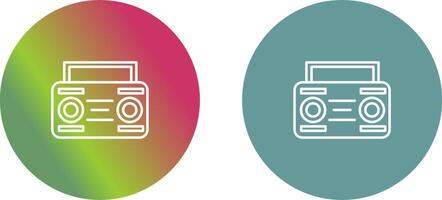 Cassette Player Icon Design vector