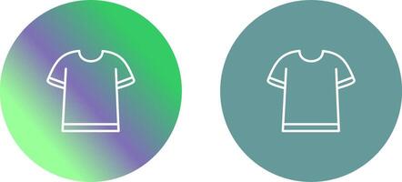 T Shirt with Lines Icon Design vector