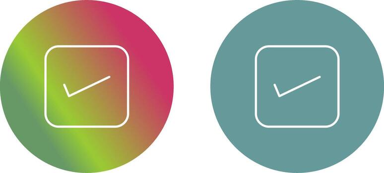 Checkbox Icon Design vector