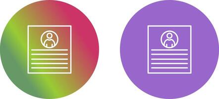 Client Profile Icon Design vector
