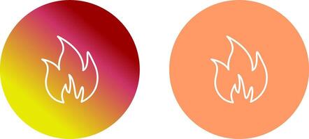 Flame Icon Design vector