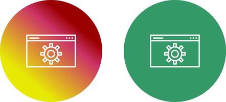 Web Optimization Icon Design vector