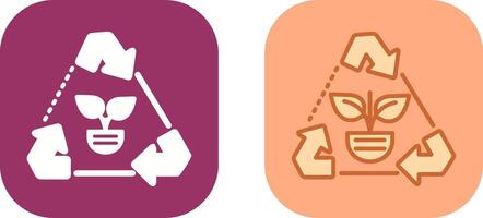 Recycle Arrows Icon Design vector