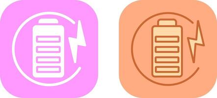 Charge Battery Icon Design vector