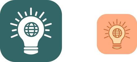 Brilliant Idea Icon Design vector