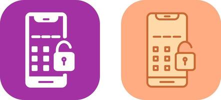 Unlock Icon Design vector