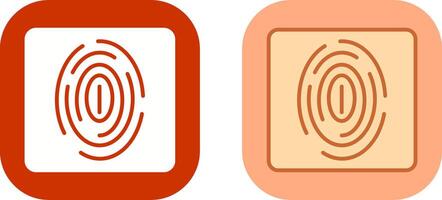 Fingerprint Icon Design vector