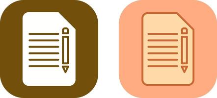 Edit Document Icon Design vector